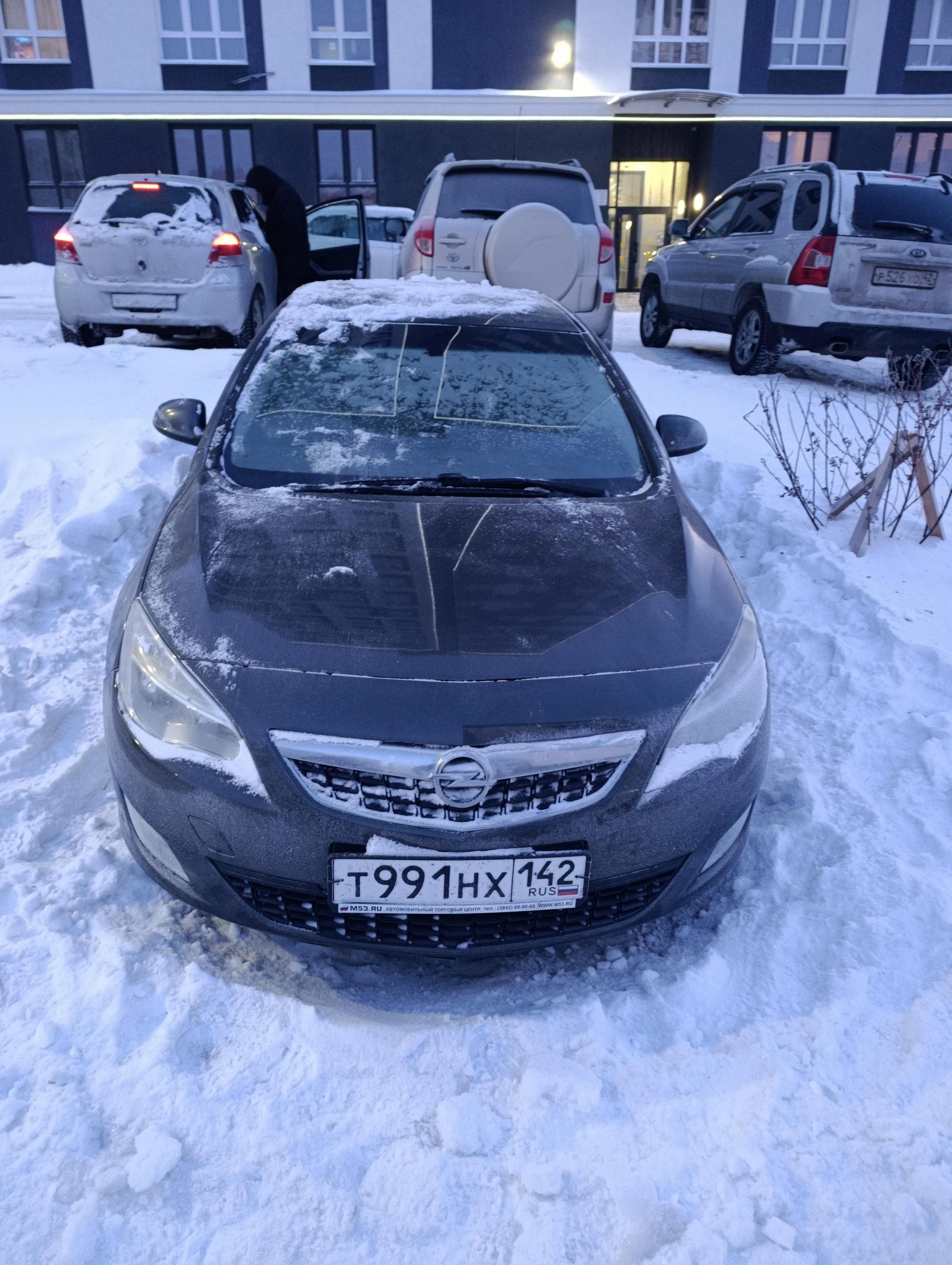 Автомобиль легковой, Опель Астра 2011 г.в. VIN XUFPD6DJ7C3000645, г/з Т991НХ142