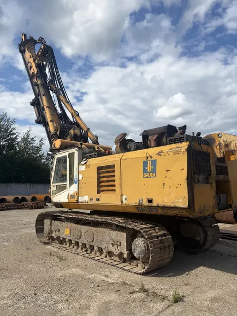 BAUER BG25 (Бурильная установка), 2004 года выпуска, BS80 6.555 №691 ПСМ ТА215107, цвет: желтый