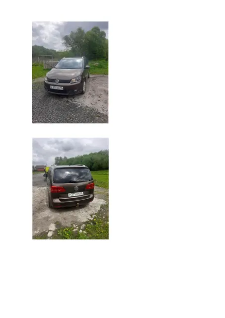 Автомобиль легковой Volkswagen Touran (ФОЛЬКСВАГЕН ТОУРАН), год выпуска: 2012