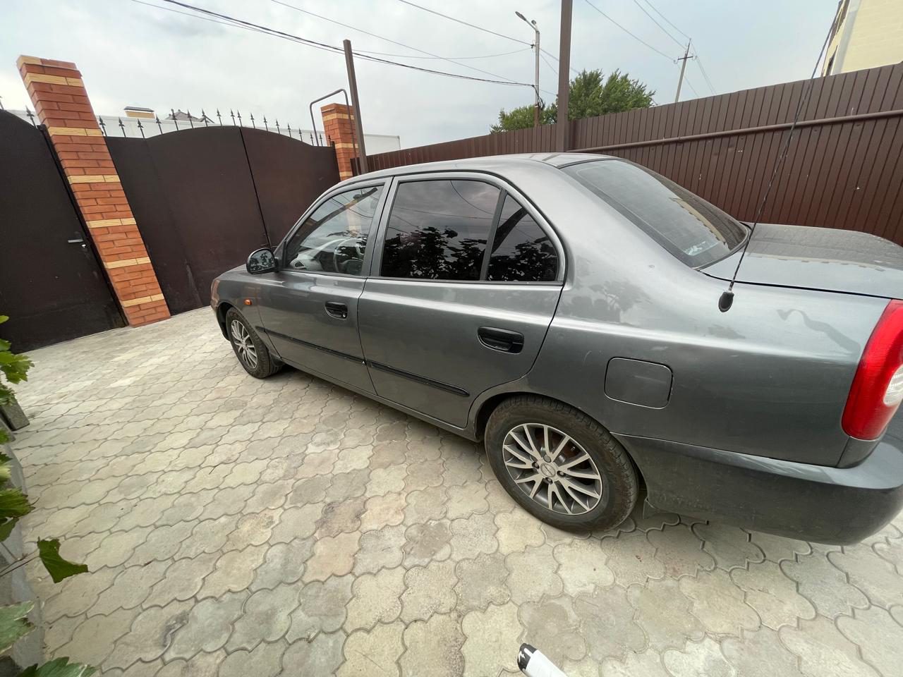 Транспортное средство - НYUNDAI ACCENT VIN: X7MCF41GP9M215871, 2008 год выпуска, цвет серый темный