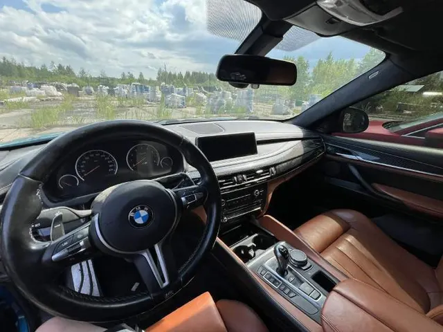 автомобиль, марка (модель) - BMW X6M, 2016 года выпуска, идентификационный номер (VIN) – WBSKW810100P69247, номер кузова – WBSKW810100P69247, цвет кузова – голубой, тип двигателя – бензиновый, мощность двигателя 575 л.с. (423 кВт), рабочий объем двигателя – 4395 куб. см.