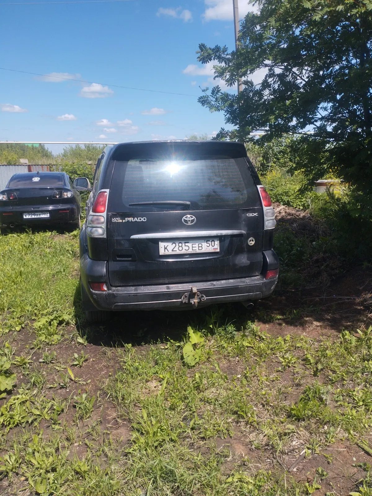 Легковой автомобиль, марка: TOYOTA LAND CRUISER РRАD, год изготовления: 2005, VIN: JTEBL29J255010087, цвет – черный (отсутствуют ключи, документы на автомобиль (стс, птс))