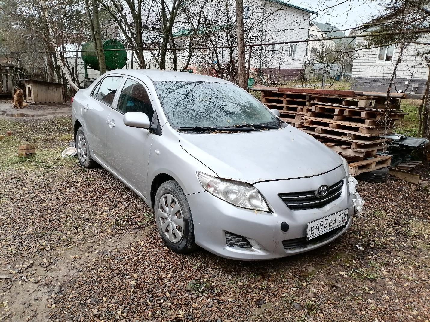 Легковой автомобиль: ТОУОТА COROLLA, 2007 г.в., VIN: JTNBM58E902009645.