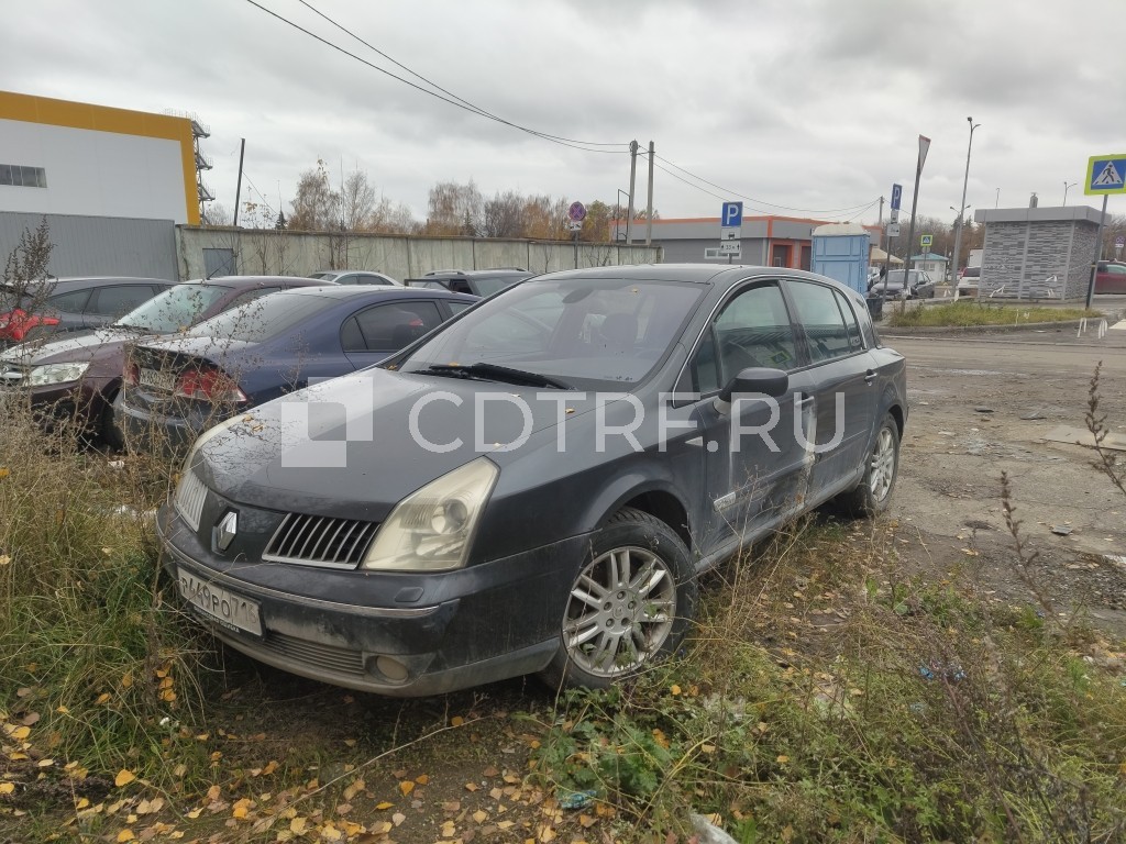 автомобиль RENAULT VEL SATIS, 2002 г.в., цвет: серый, VIN:VF1BJ0E0626417269