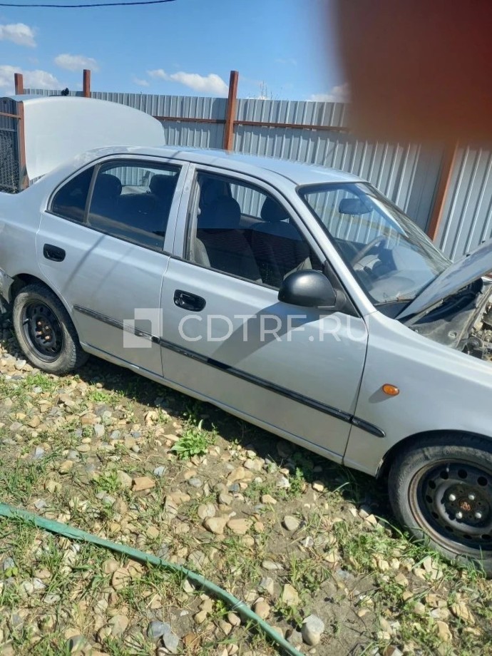 Hyundai Accent, 2008 года выпуска, VIN: X7MCF41GP8A185711