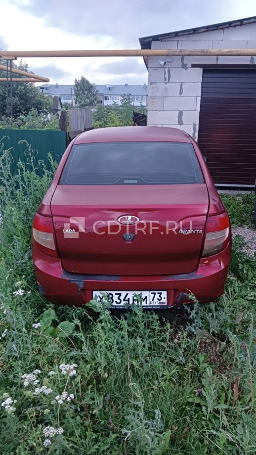 Легковой автомобиль, марка: LADA, модель: GRANTA, год изготовления: 2016