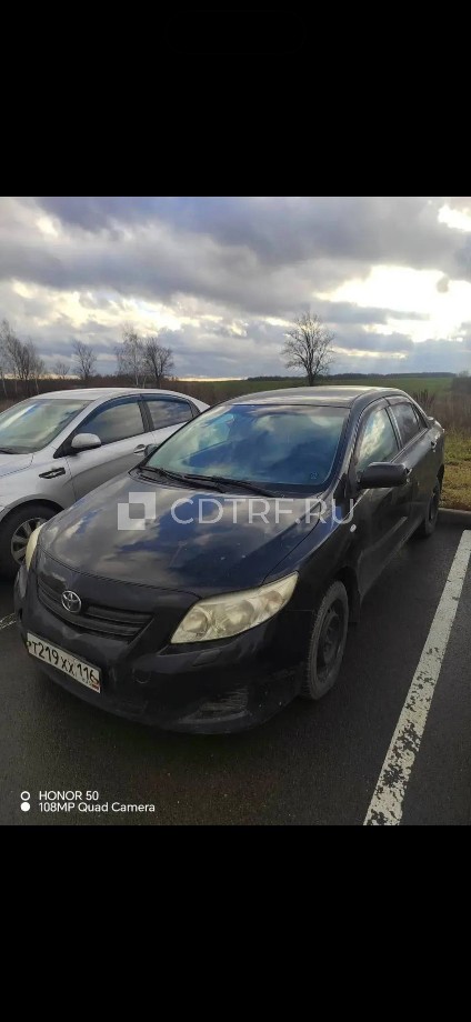 Лот №1 автомобиль марки Toyota Corolla 2007 года выпуска,