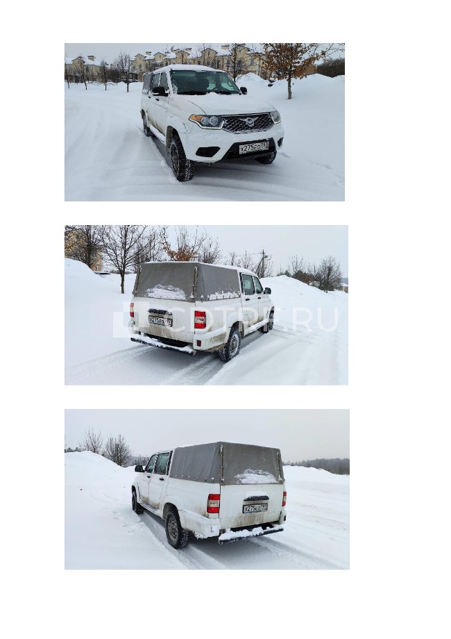 Лот№ 2 УАЗ (UAZ) PICKUP, 2021 г.в. VIN XTT236320N1000235