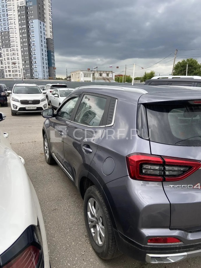 легковой автомобиль CHERY TIGGO4 PRO, 2023 г.в., VIN LVVDB21B2PD977642, цвет серый