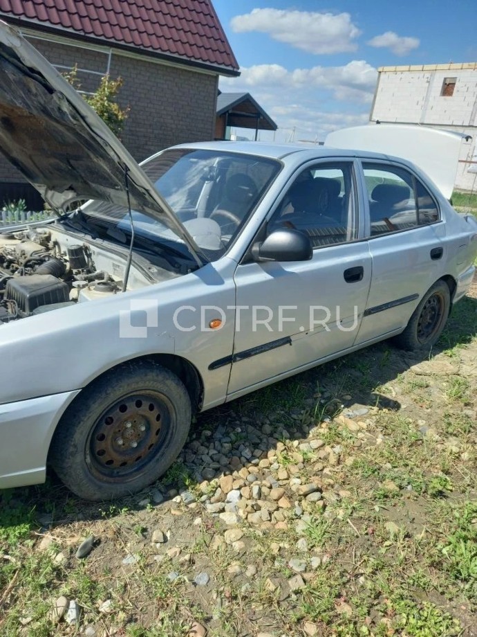 Hyundai Accent, 2008 года выпуска, VIN: X7MCF41GP8A185711