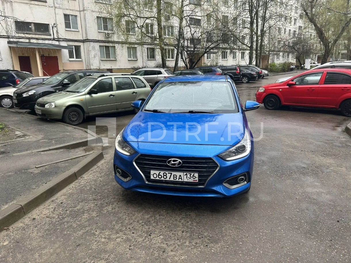 Автомобиль Hyundai Solaris, 2018 г.в., в залоге АО "ТБанк" (имущество Толстых В.А.)