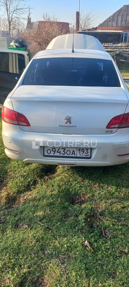 Легковой автомобиль – ПЕЖО 408, год выпуска – 2014, VIN – Z8T4D5FS9EM009148