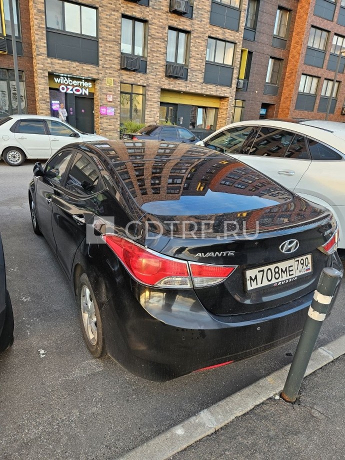 Торги Ясак Д.Г Лот №1- Автомобиль HYUNDAI AVANTE, 2011 г.в, гос.номер М708МЕ790.