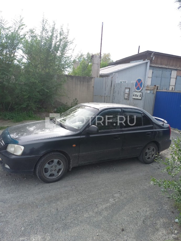 Автомобиль HYUNDAI ACCENT, 2006 года выпуска, VIN: X7MCF41GP6M068557 цвет чёрный