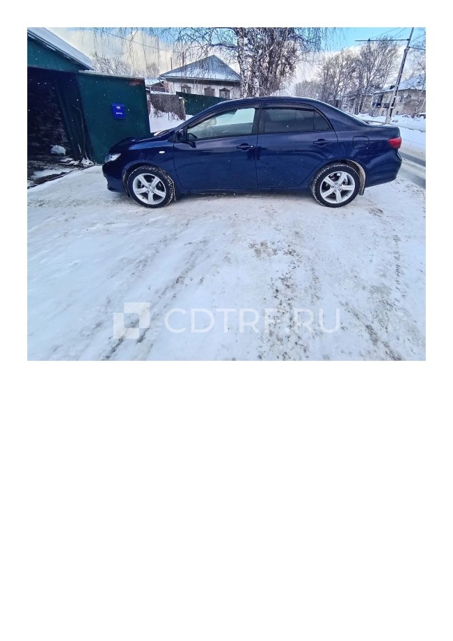 Легковой автомобиль Toyota Corolla, г.и. 2007, цв: Темно-синий, VIN: JTNBV56E102011017