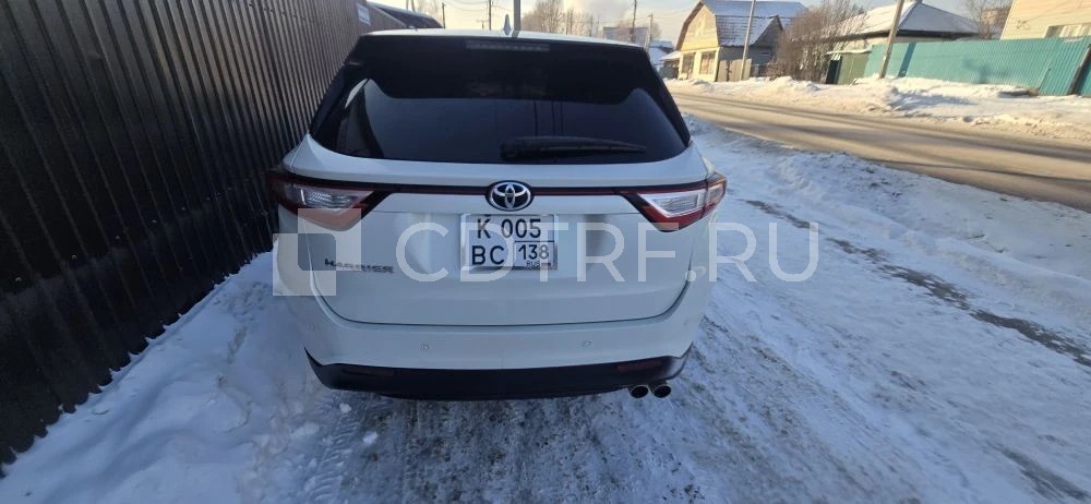 Легковой автомобиль, марка/модель: TOYOTA HARRIER, год выпуска: 2019.