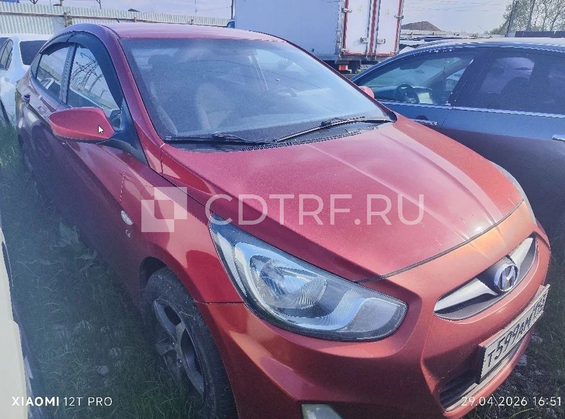 Продажа имущества Спицыной Любови Александровны Автомобиль Марка HYUNDAI Модель SOLARIS