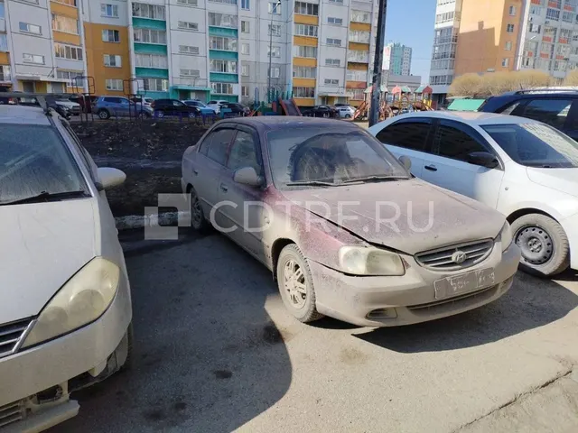 Транспортное средство HYUNDAI ACCENT, 2007 г.в., VIN X7MCF41GP7M131783, цвет красный.