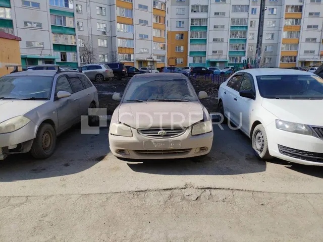 Транспортное средство HYUNDAI ACCENT, 2007 г.в., VIN X7MCF41GP7M131783, цвет красный.