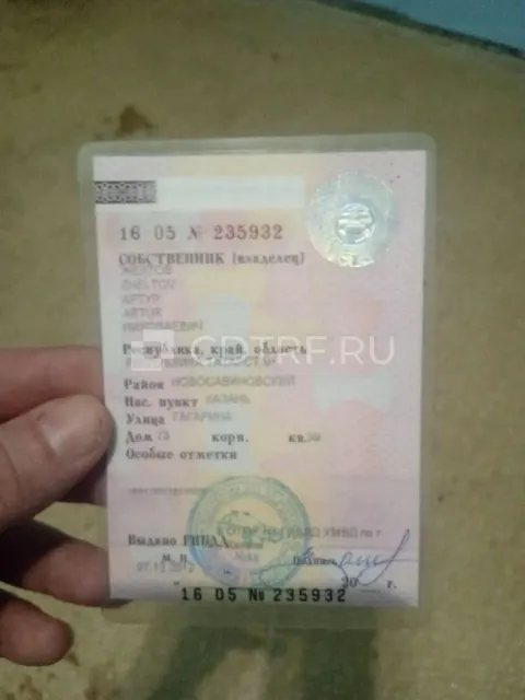 транспортного средства LADA, 211340 LADA SAMARA; 2012 г.в. VIN ХТА211340D5178879