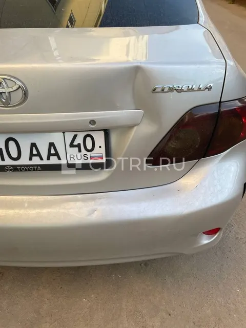 Повторные торги. Клюквин Д.А. Легковой автомобиль TOYOTA COROLLA, 2007 г.в. Лот №1