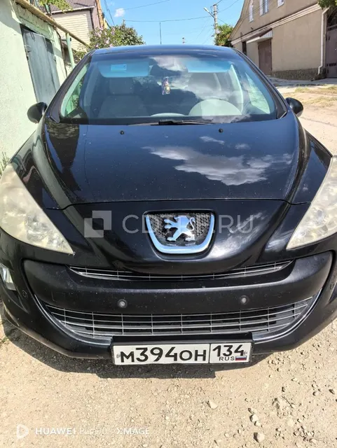 Автомобиль Peugeot 308, тип ТС – легковой комби (хэтчбек), 2008 г.в., цвет – черный