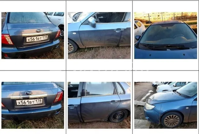 Транспортное средство SUBARU IMPREZA, 2008 года выпуска, гос.номер Х561ВТ178
