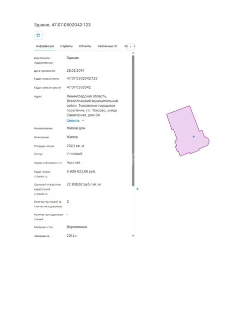 земельный участок 1 148 кв. м, жилой дом 202,1 кв.м
