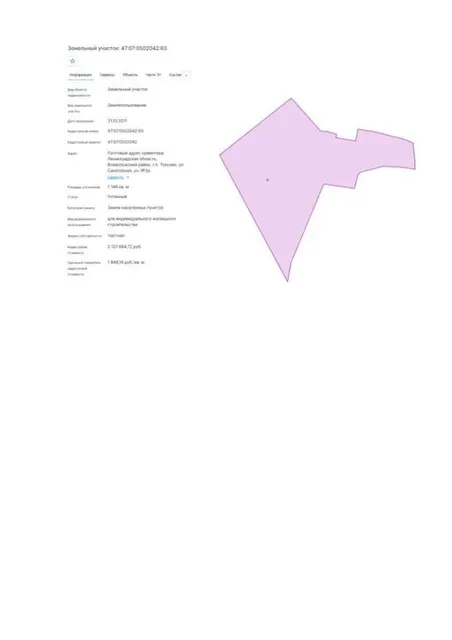 земельный участок 1 148 кв. м, жилой дом 202,1 кв.м