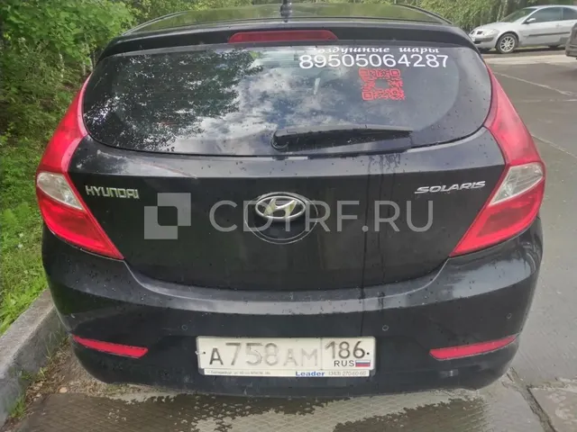 Легковой автомобиль, ХУНДАЙ SOLARIS, 2014 года выпуска, VIN: Z94CT51CAFR103105