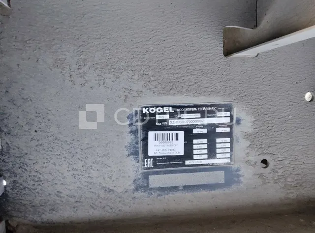 Полуприцеп KOGEL S24-1 XZRS0002700000882 АХ991556. Лот №10