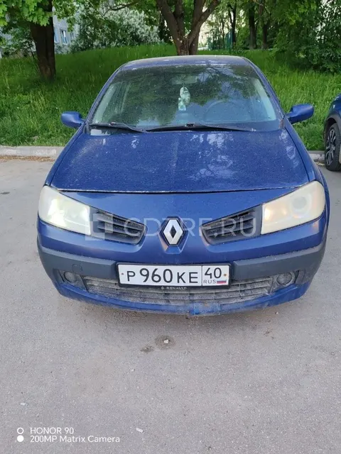 Легковой автомобиль, марка: RENAULT, модель: MEGAN II P2A16 115 Е2, год: 2007.