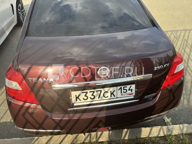 Легковой автомобиль NISSAN TEANA 2,5 LUXURY, год изготовления ТС: 2008.