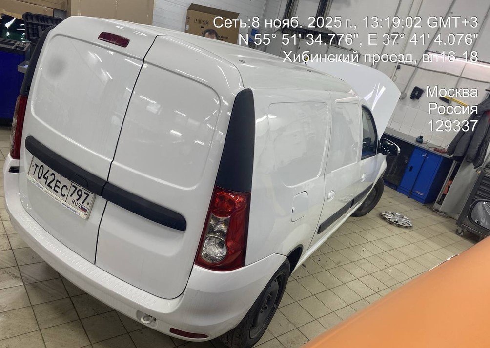 LADA Largus, VIN XTAFS045LM1389826, год выпуска 2021. Местонахождения: Москва, Ярославское шоссе (напротив дома 51)