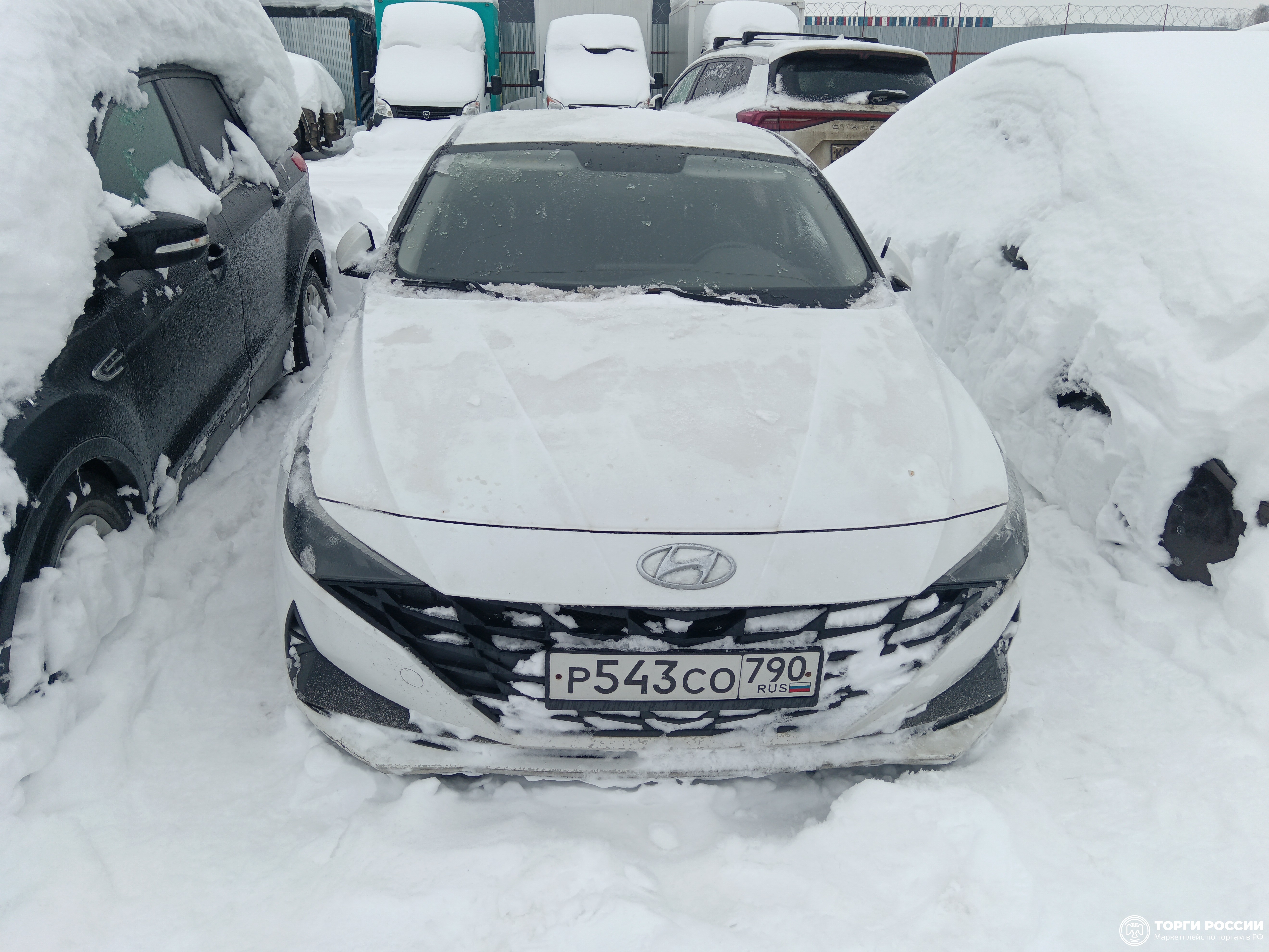 Транспортное средство. Модель: HYUNDI ELANTRA. Тип АКПП. VIN KMHLN41BBNU288220. Гос. номер: Р543СО790. Год выпуска: 2021 . Местонахождение: Штрафбокс, Московская область, Ленинский городской округ, парковочное пространство в пределах 1 км от дома №52 по ул. Есенина.