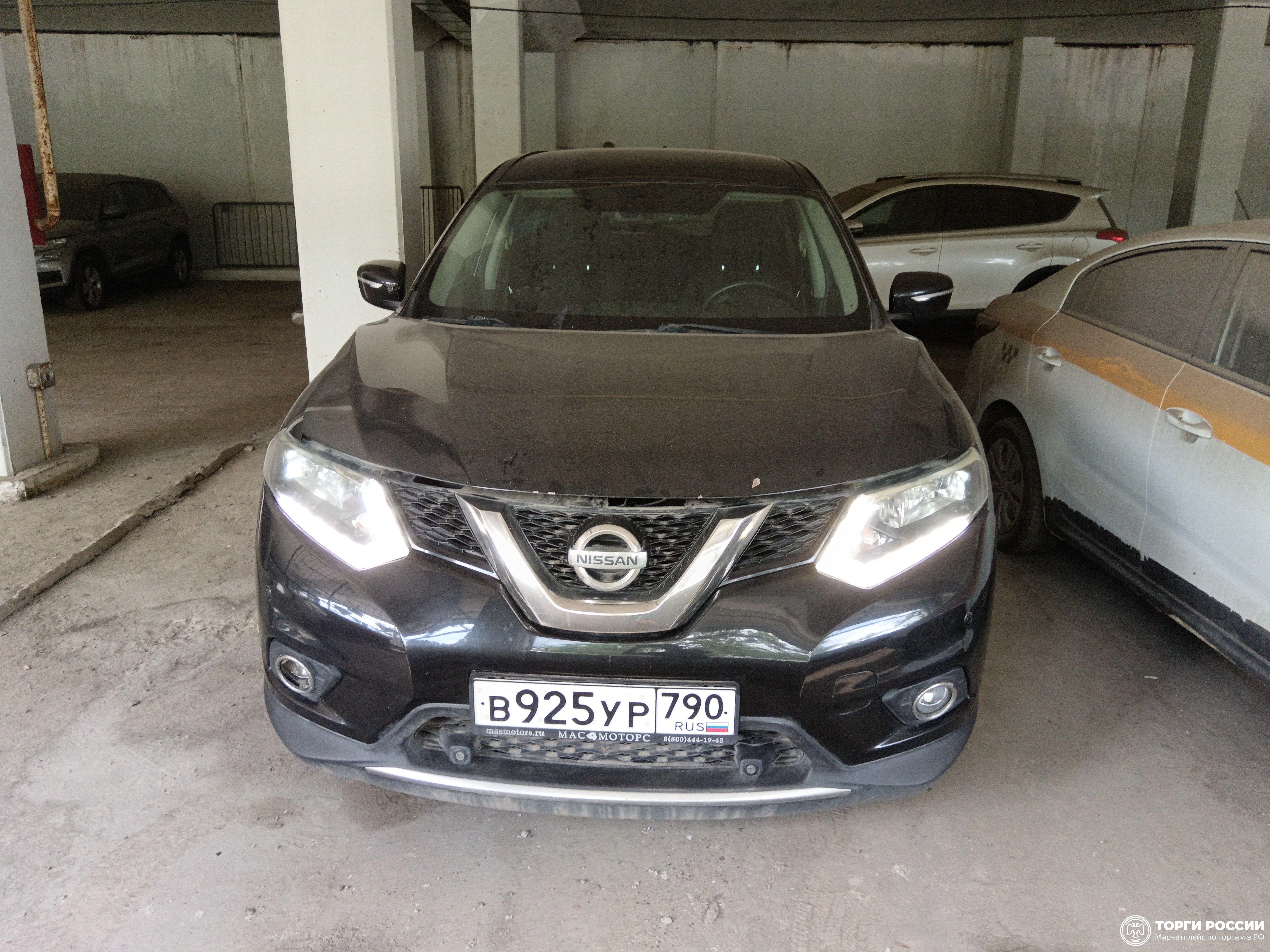 Транспортное средство. Модель: NISSAN X-Trail. Тип КПП: АКПП. VIN Z8NTAAT32ES048379. Гос. номер: В925УР790. Год выпуска: 2017. Адрес местонахождения: г. Москва, Эстакада Лужнецкого ТТК, напротив Новолужнецкого проезда дом 9 строение 3 .