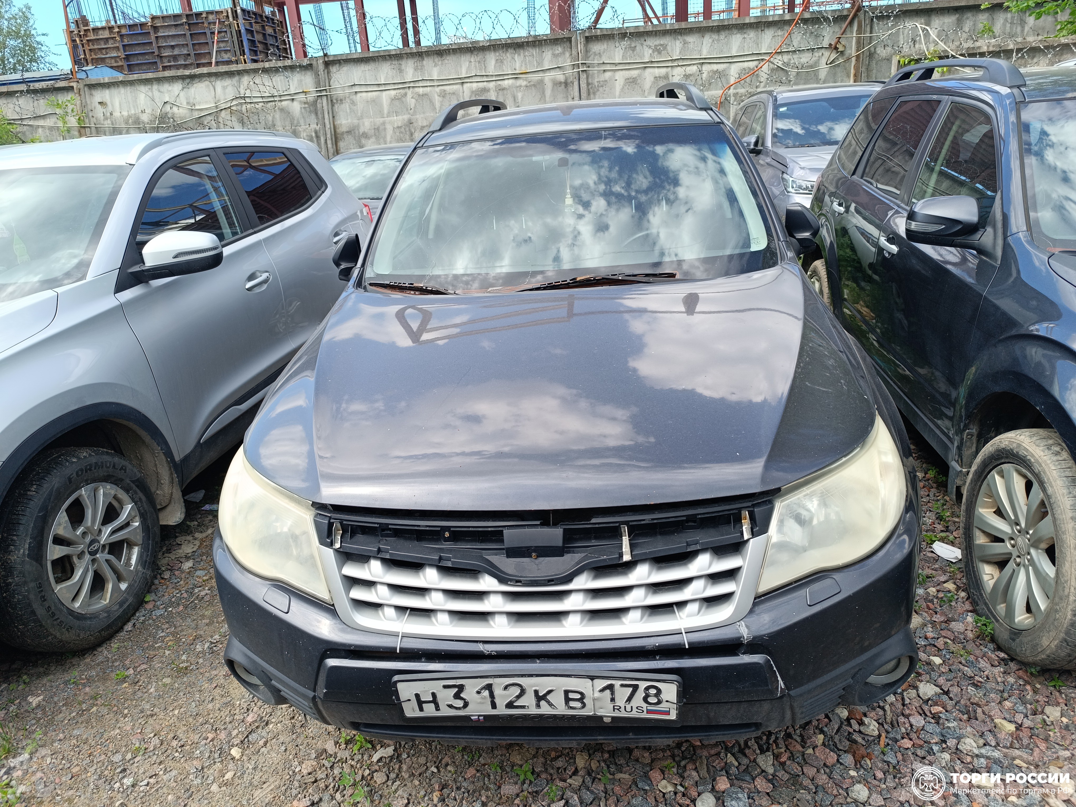 Транспортное средство. Модель: SUBARU Forester. Тип КПП: АКПП. VIN JF1SHJLS5BG227886. Гос. номер: Н312КВ178. Год выпуска: 2011. Адрес местонахождения: г. Санкт-Петербург, ул. Заставская, д. стр. 3.