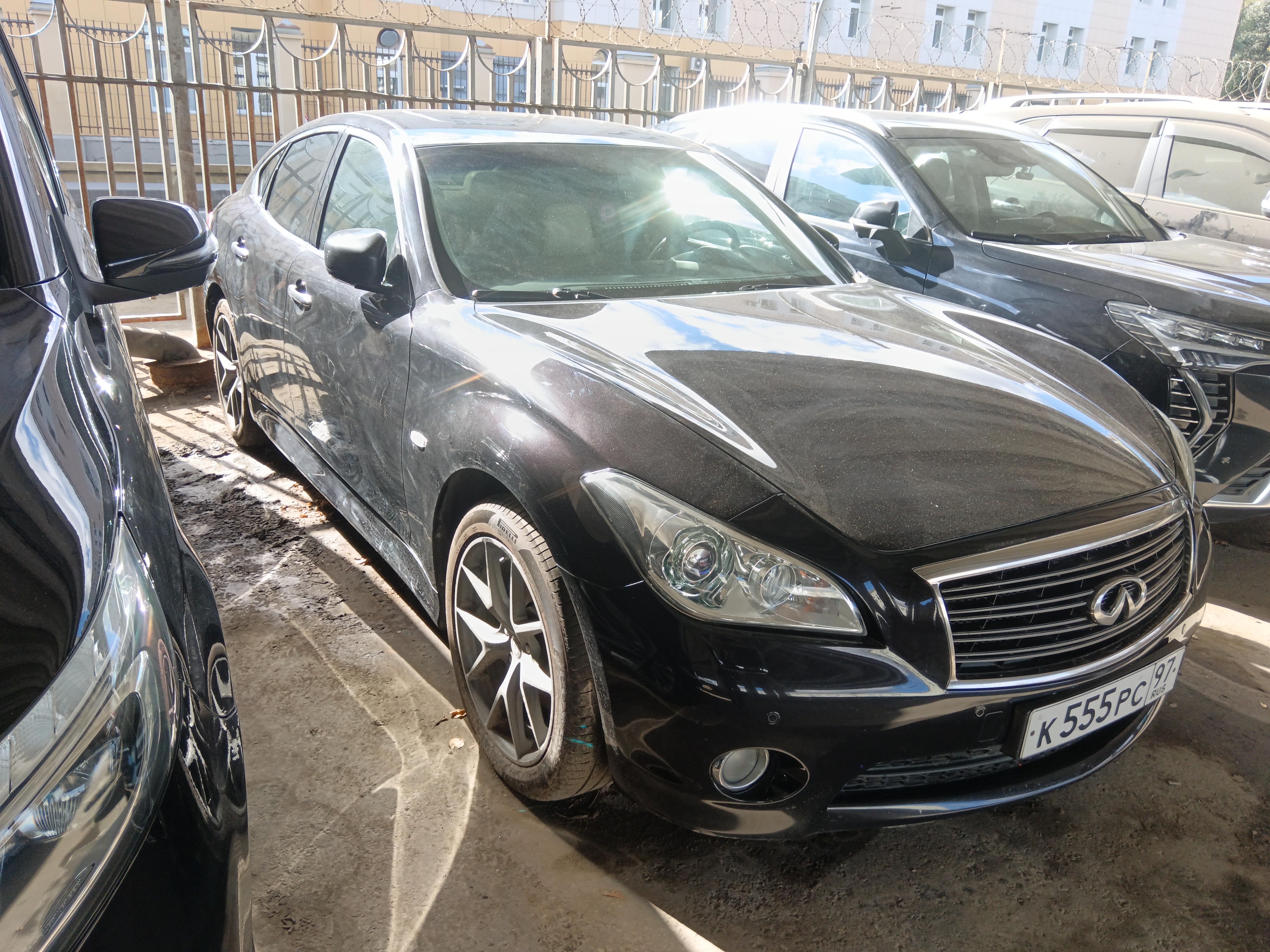Транспортное средство. Модель: INFINITI M37. Тип КПП: АКПП. VIN Z8NBBNY51CS000258. Гос. номер: К555РС97. Год выпуска: 2012. Ключи отсутствуют. Адрес местонахождения: г. Москва, пересечение Звенигородского шоссе со 2-м Магистральным тупиком, напротив 4-й Магистральной, д. 13 стр. 2