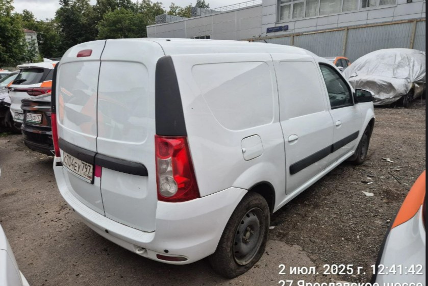 LADA Largus, VIN XTAFS045LM1370732, 2021 г.в. Местонахождение: г. Москва, Автомобильный пр-д, стр. 17 (стоянка под ТТК)