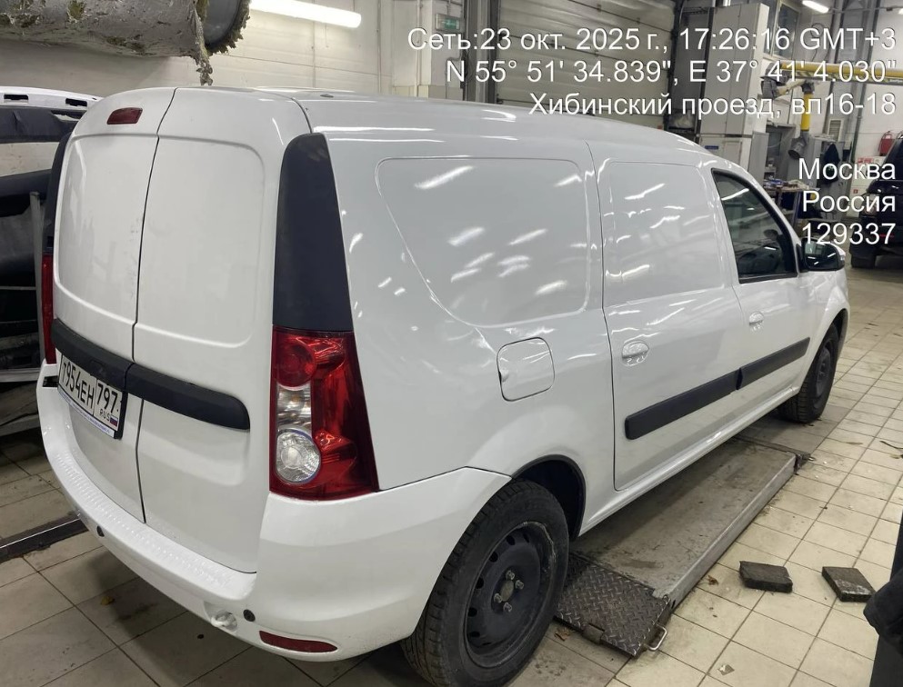 LADA Largus, VIN XTAFS045LM1380710, год выпуска 2021. Местонахождение: г. Москва, Ярославское шоссе (напротив дома 51)