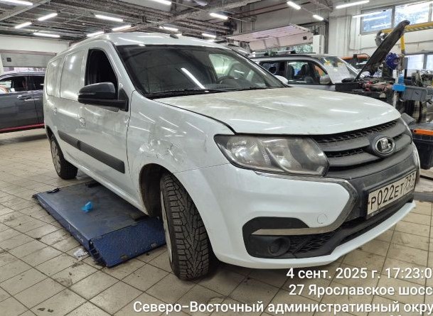 LADA Largus, VIN XTAFS045LM1370778, год выпуска 2021. Местонахождения: Москва, Ярославское шоссе (напротив дома 51)