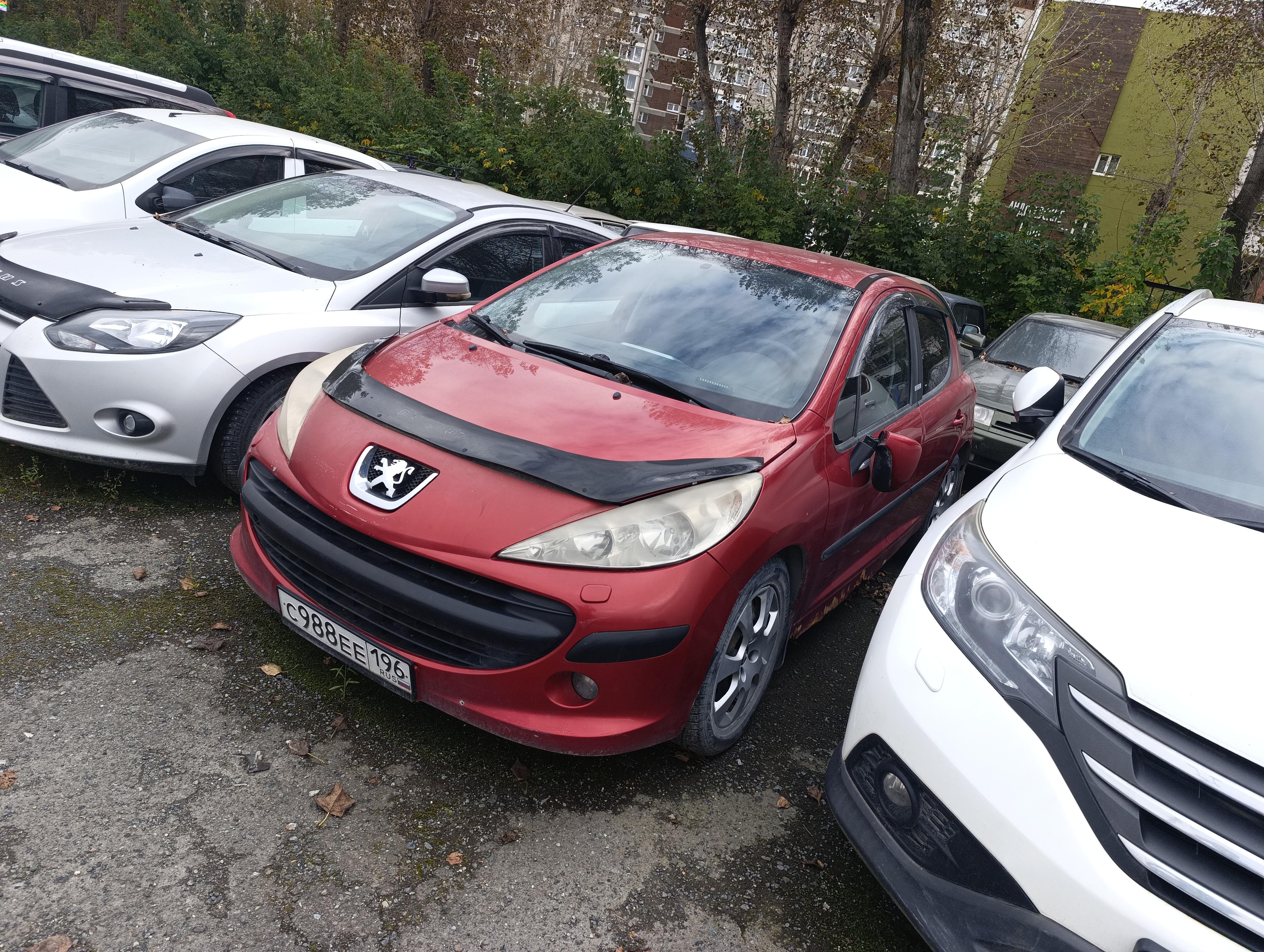 Транспортное средство. Модель: PEUGEOT 207. Тип КПП: АКПП. VIN VF3WC5FWF33945922. Гос. номер: С988ЕЕ196. Год выпуска: 2007. Адрес местонахождения: г. Екатеринбург, ул. Черепанова, д. 5