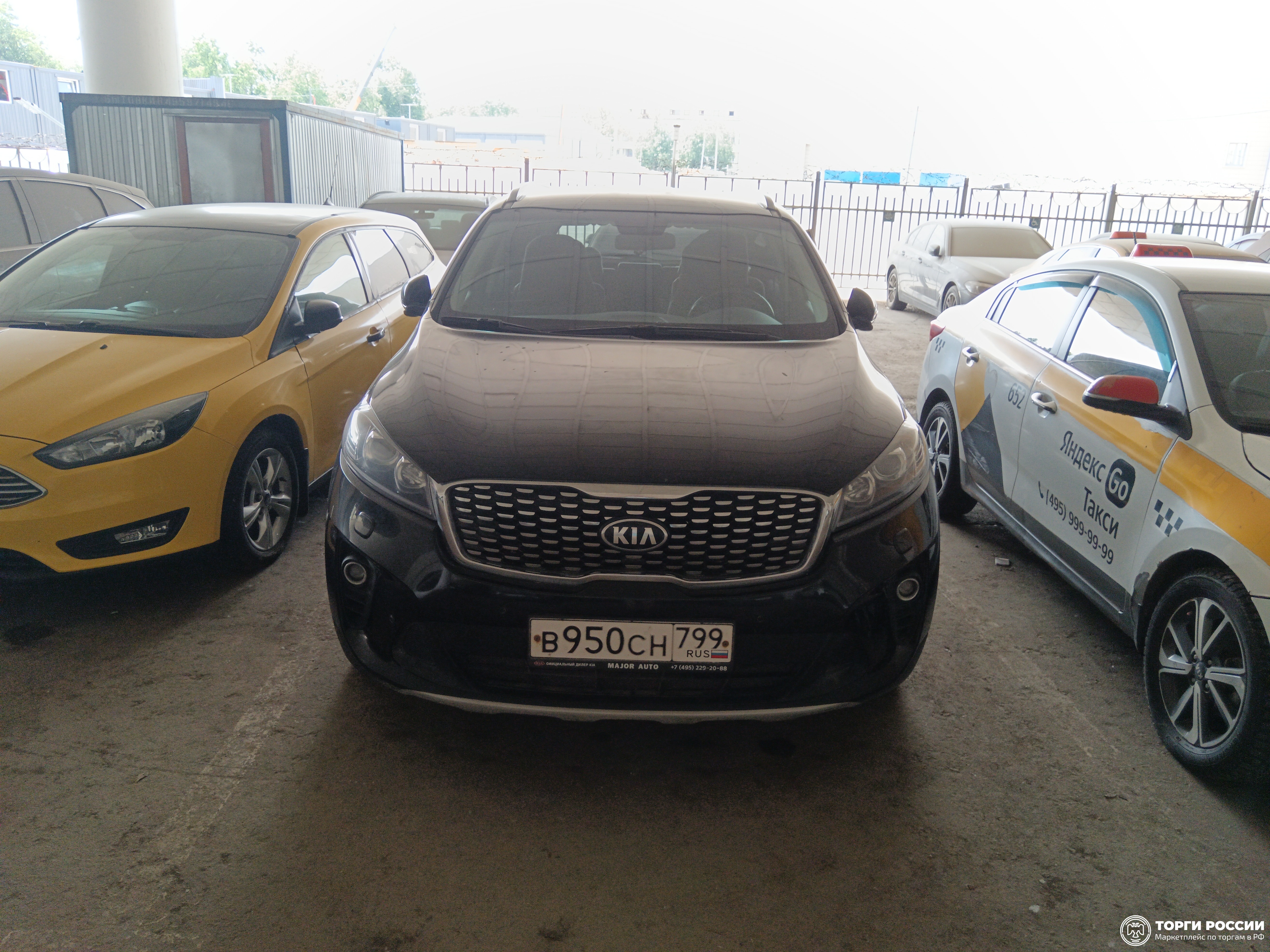 Транспортное средство. Модель: KIA Sorento. Тип КПП: АКПП. VIN XWEPH813DL0008764. Гос. номер: В950СН799. Год выпуска: 2019. Адрес местонахождения: г. Москва, Эстакада Лужнецкого ТТК, напротив Новолужнецкого проезда дом 9 строение 3 .