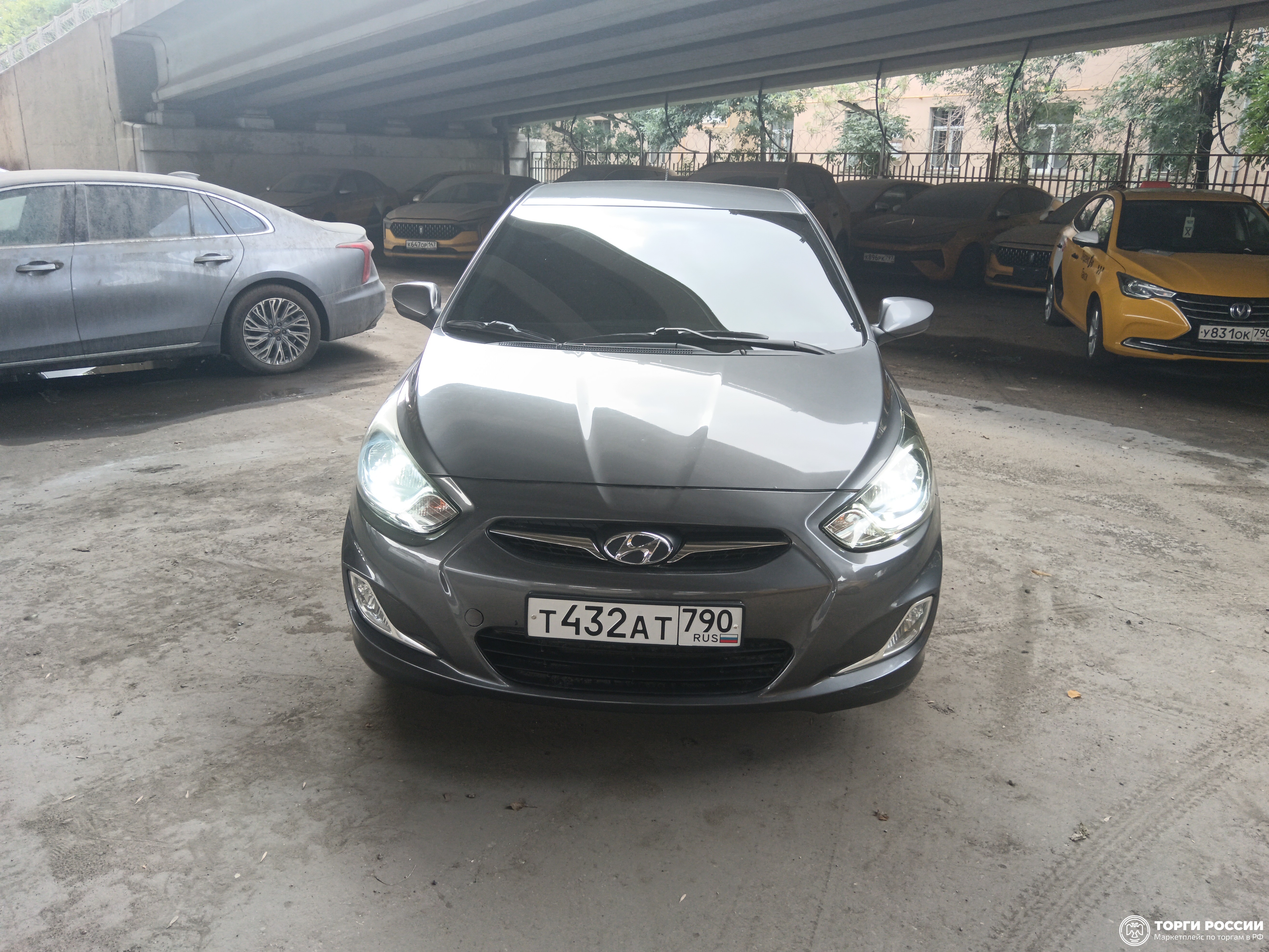 Транспортное средство. Модель: HYUNDAI Solaris. Тип КПП: АКПП. VIN Z94CU41DBCR196936. Гос. номер: Т432АТ790. Год выпуска: 2013. Адрес местонахождения: г. Москва, пересечение Звенигородского шоссе со 2-м Магистральным тупиком, напротив 4-й Магистральной, д. 13, стр.2
