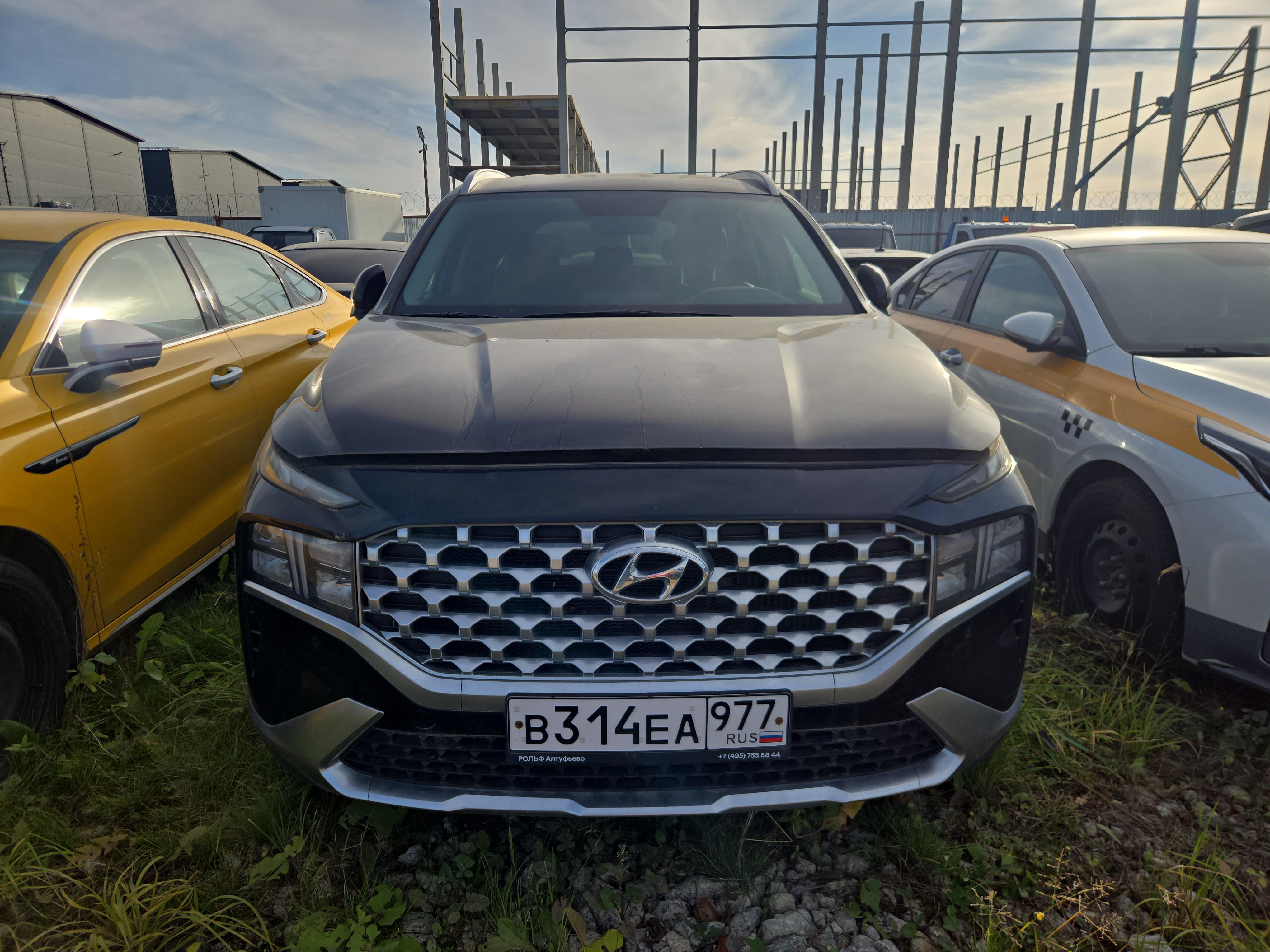 Транспортное средство. Модель: HYUNDAI SANTA FE. Тип КПП: АКПП. VIN XWES281HHM0001477. Гос. номер: В314ЕА977. Год выпуска: 2022г. Ключей нет. Местонахождение: Московская область, Ленинский городской округ, парковочное пространство в пределах 1 км от № 52, расположенного по ул. Есенина ("Коробово")