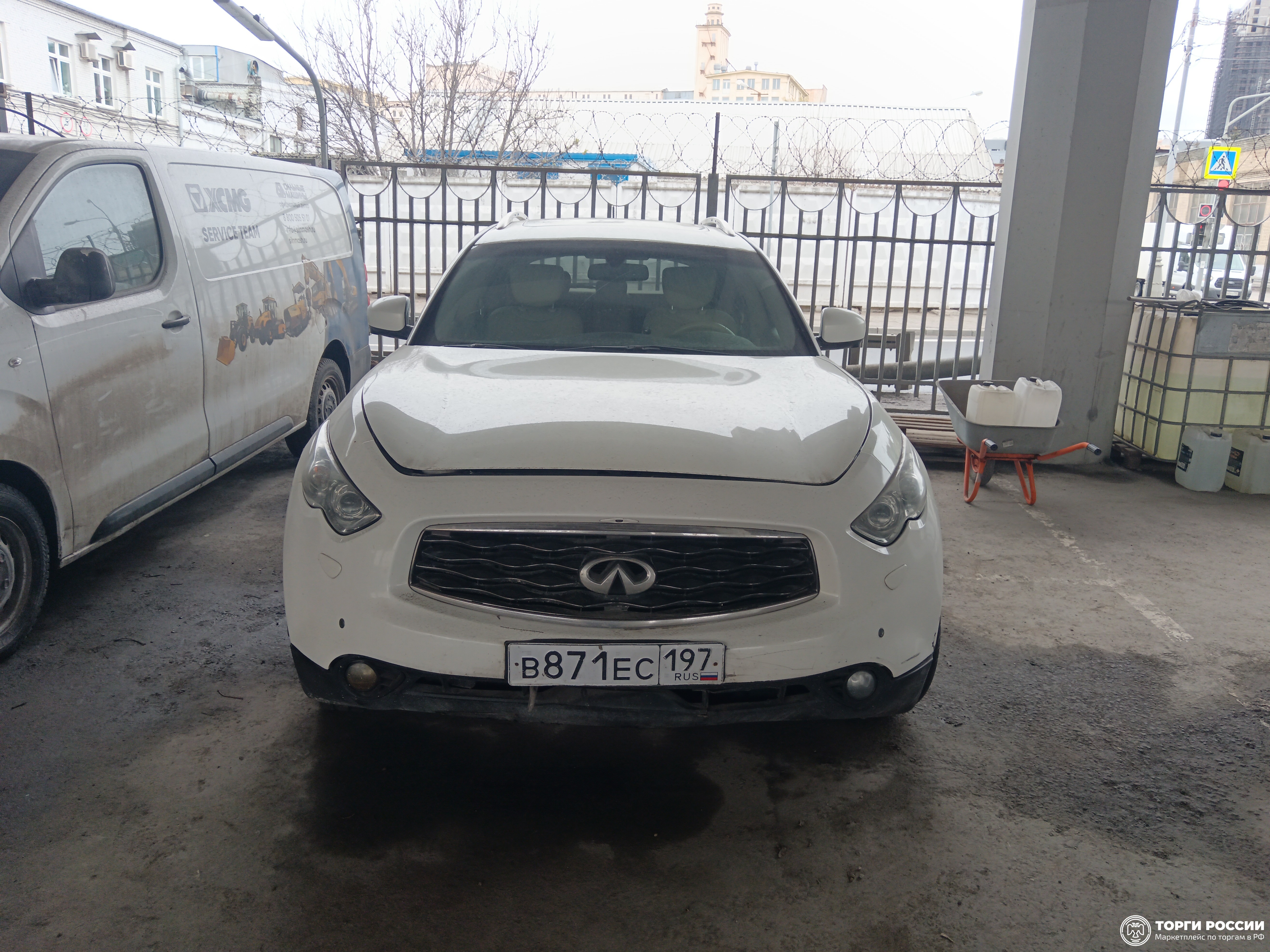 Транспортное средство. Модель: Infiniti FX 37. Тип КПП: АКПП. VIN JN1TCNS51U0412126. Гос. номер: В871ЕС197. Год выпуска: 2010. Адрес местонахождения: г. Москва, пересечение Звенигородского шоссе со 2-м Магистральным тупиком, напротив 4-й Магистральной, д. 13, стр.2.