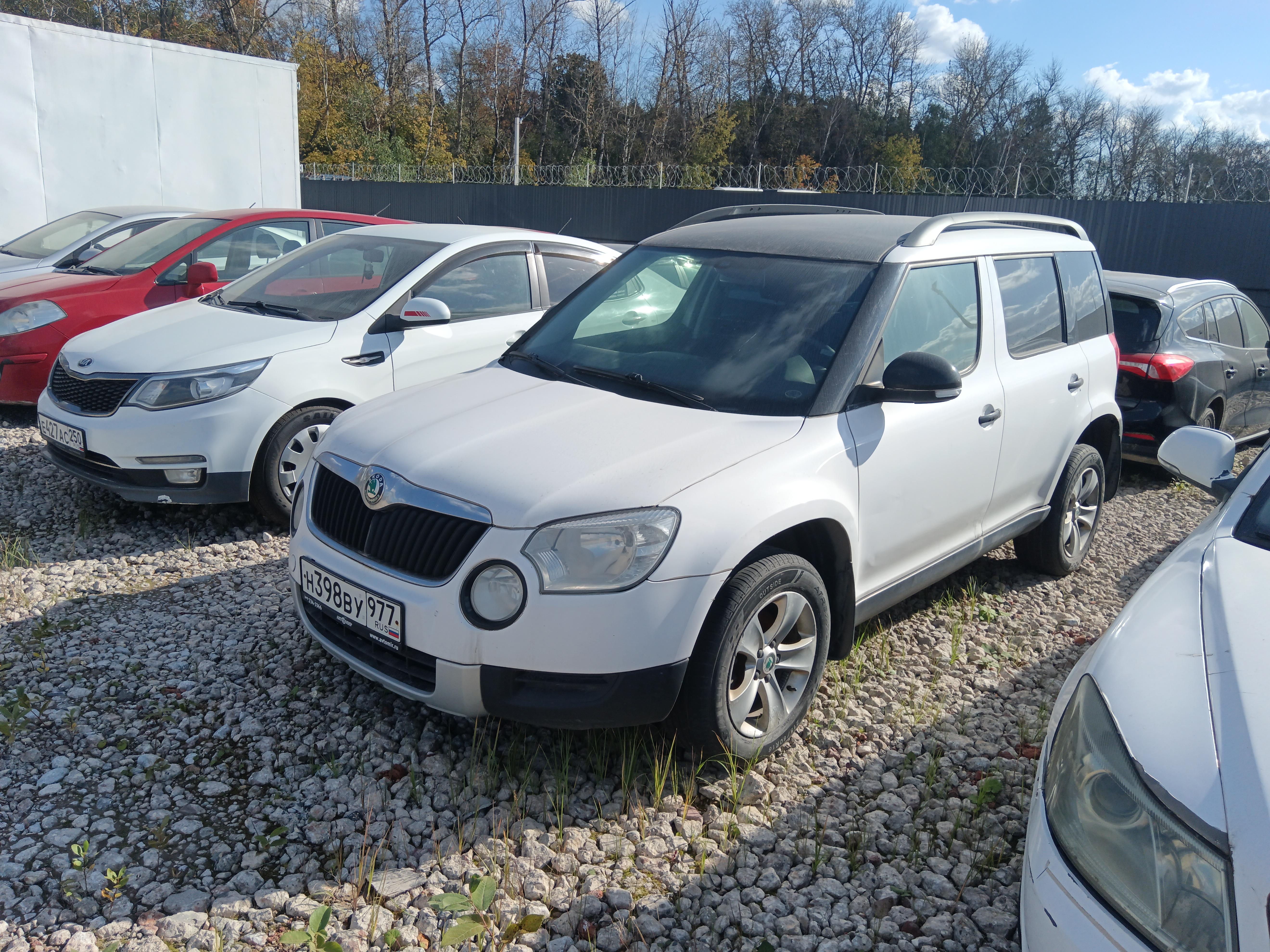 Транспортное средство. Модель: SKODA YETI. Тип КПП: МКПП. VIN XW8JF25L4DH700505. Гос. номер: Н398ВУ977. Год выпуска: 2012. Адрес местонахождения. Московская область, Ленинский р-он, д. Горки, промзона, ориентир сооружение 6