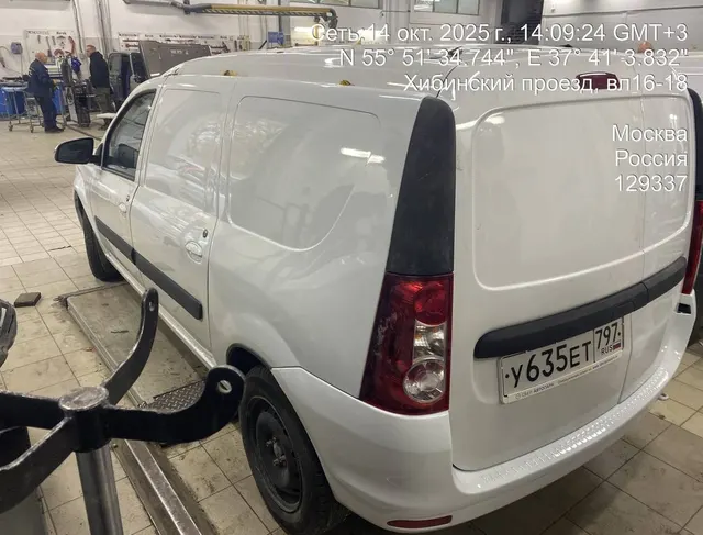 LADA Largus, VIN XTAFS045LM1389821, год выпуска 2021. Местонахождение: Москва, Ярославское шоссе (напротив дома 51)