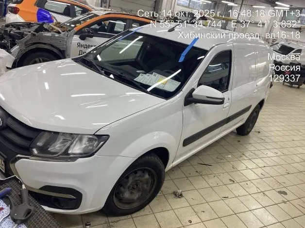 LADA Largus, VIN XTAFS045LM1389796, год выпуска 2021. Местонахождение: Москва, Ярославское шоссе (напротив дома 51)
