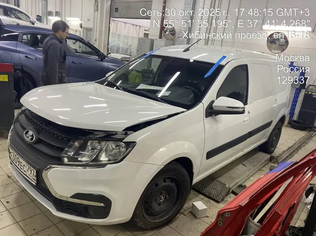 LADA Largus, VIN XTAFS045LM1389818, год выпуска 2021. Местонахождение: Москва, Ярославское шоссе (напротив дома 51)